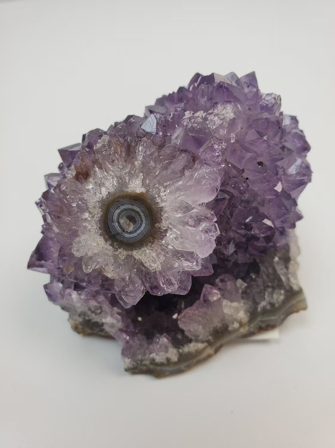 紫水晶鎮晶花財眼 Size 385.5g 6x10.5cm