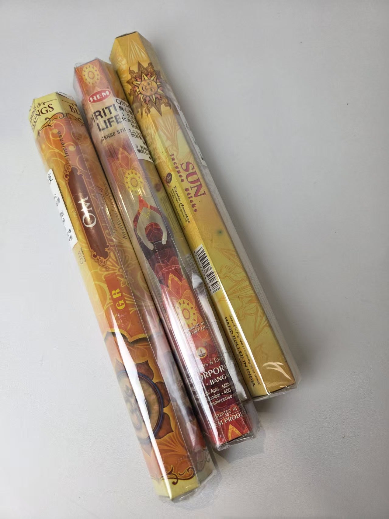 最強CP值組合線香>>身心靈健康系列<< OM+瑜珈+太陽 OM Spiritual Life SUN