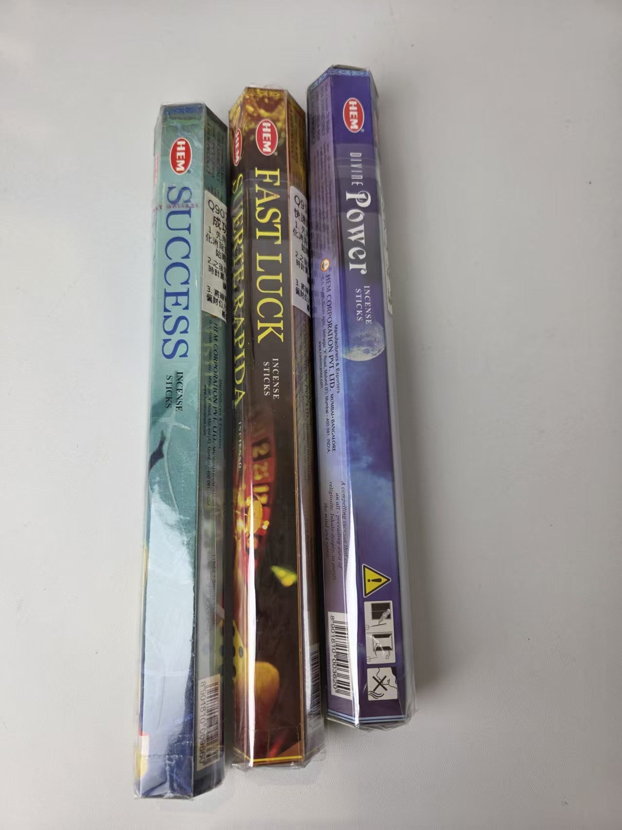 最強CP值組合線香>>新開始搵工增強運氣系列<< 成功+快速好運+力量 Success Fast Luck Power