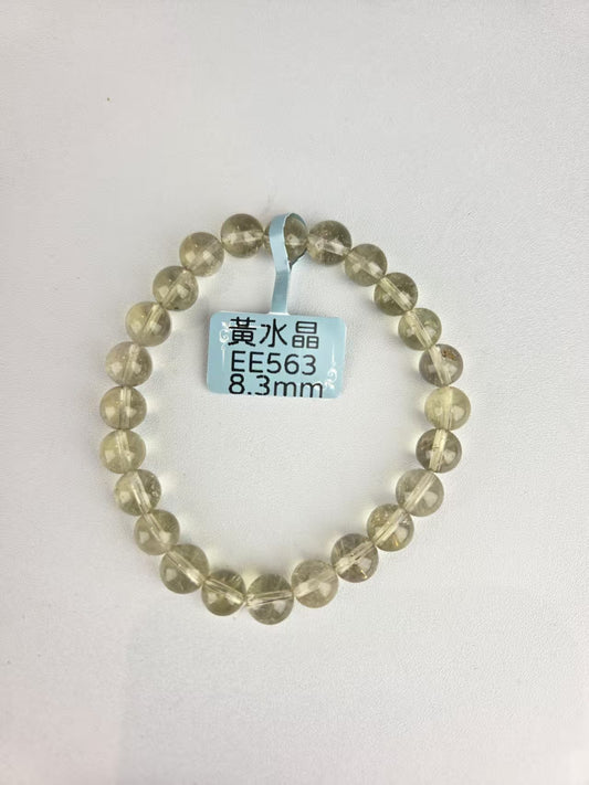 EE563 黃水晶手鏈 17.5-17.8g 8.3mm (Approx.)