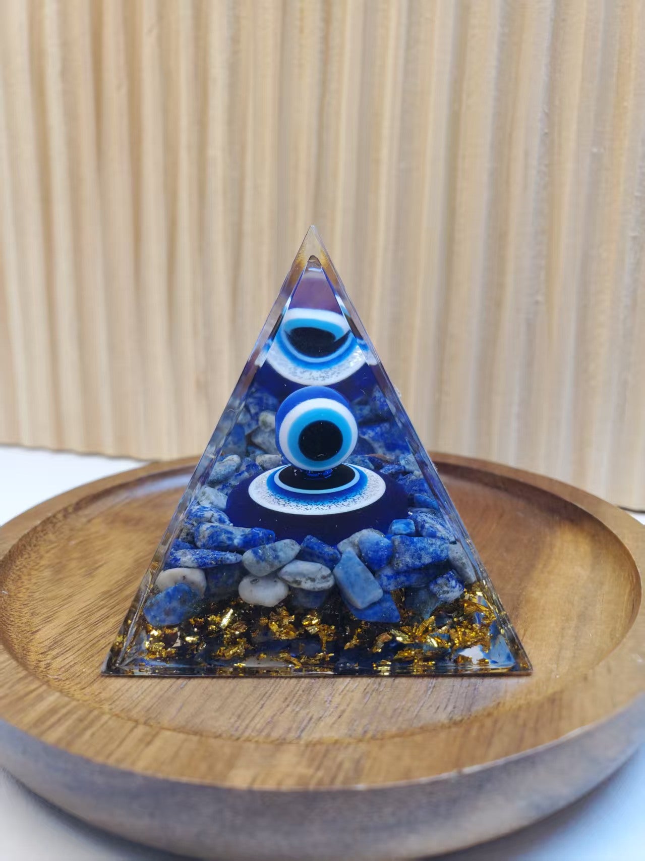 J964 能量金字塔土耳其之眼 Size 5cmX5cm