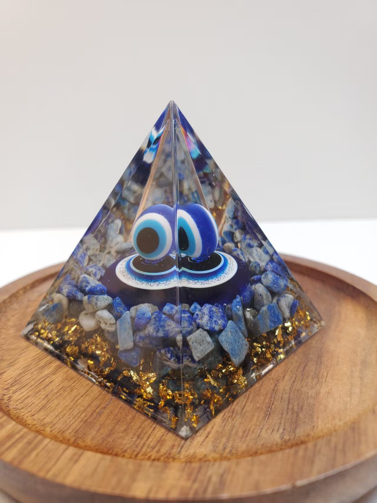 J964 能量金字塔土耳其之眼 Size 5cmX5cm